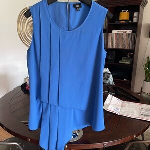 Women's Blue Sleeveless Top